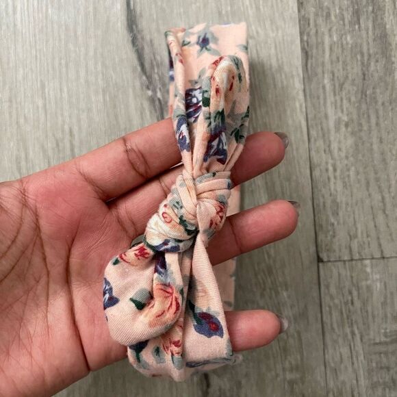 Unbranded Baby Girl’s 4-Piece Floral, Denim, Pink, Green Bow Headbands NB-12M - Picture 4 of 14